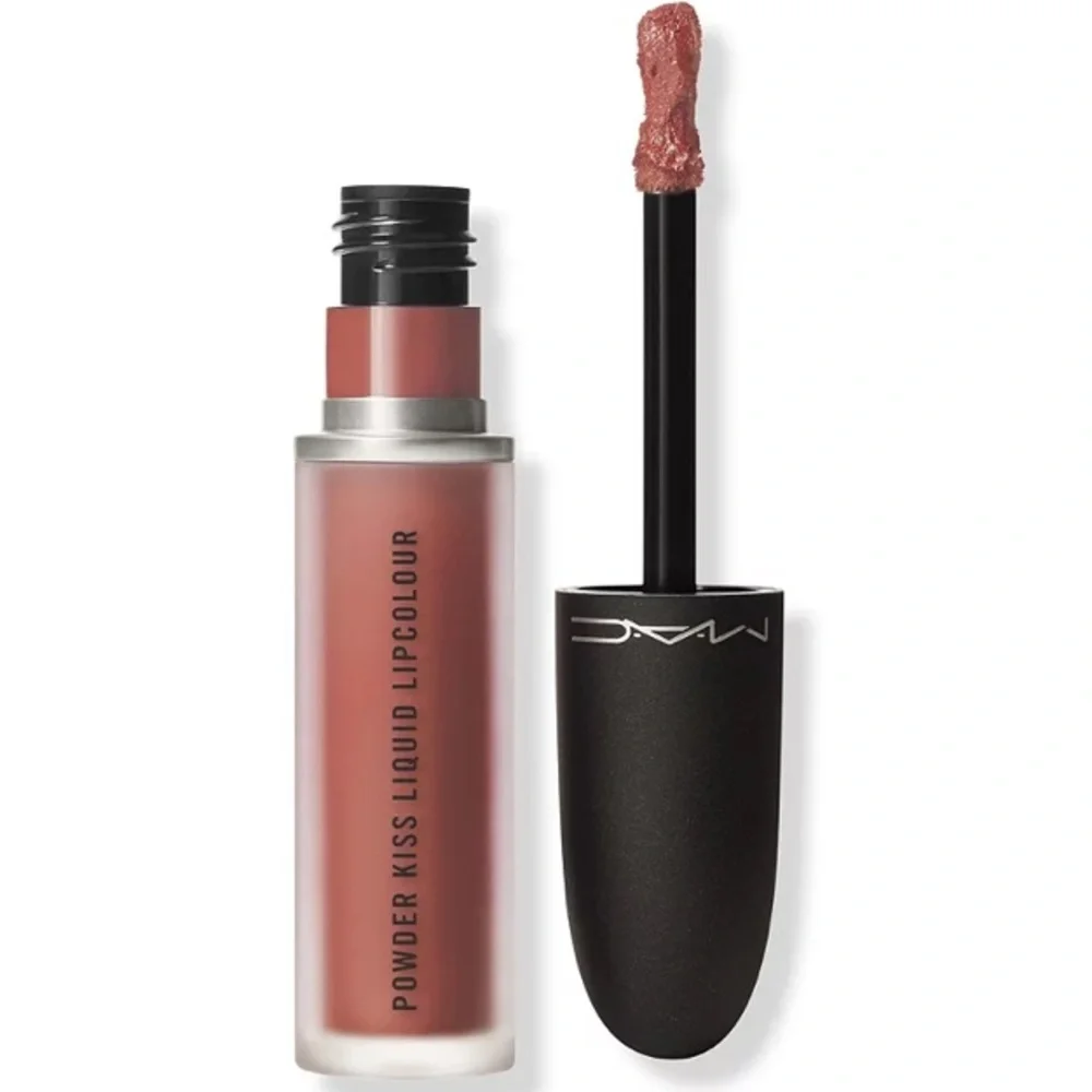 MAC Powder Kiss Liquid Lipcolour Over the Taupe